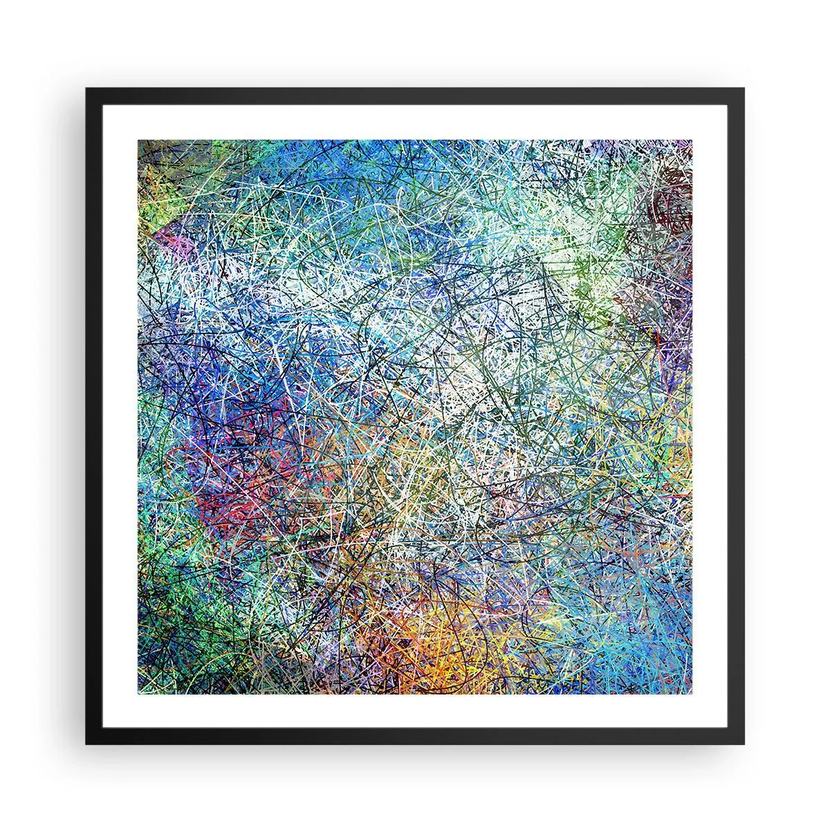 Plagát v čiernom ráme - To nie je tak jednoduché - 60x60 cm