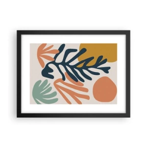 Plagát v čiernom ráme - Koralové more - 40x30 cm