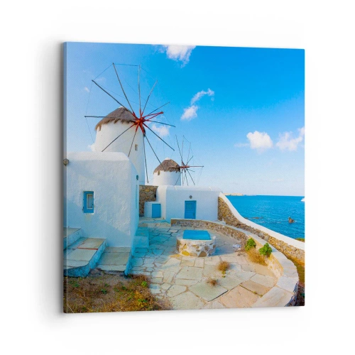 Obraz na plátne - Modrý vietor od mora - 70x70 cm