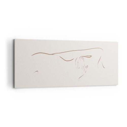 Obraz na plátne - Tvar túžby - 100x40 cm