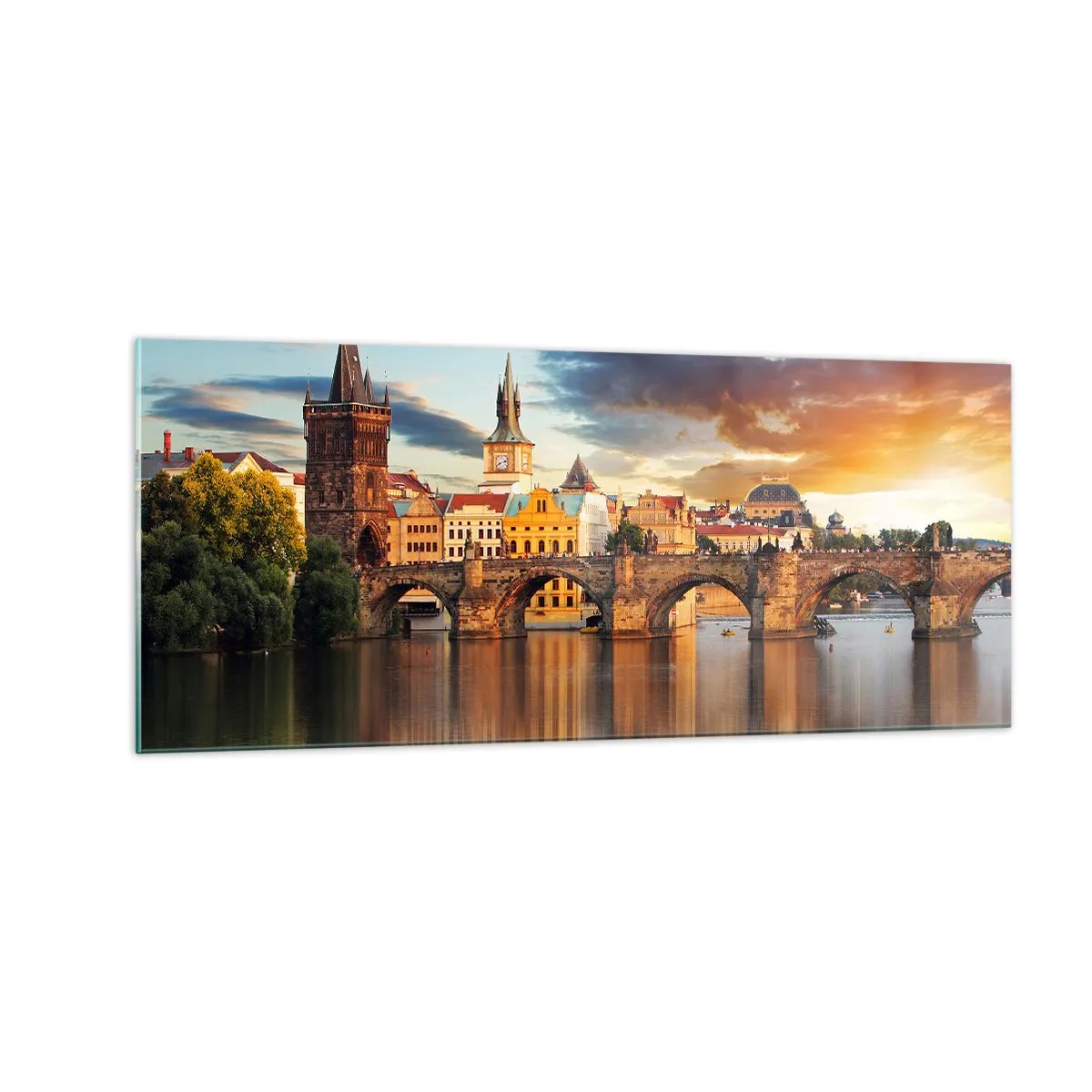 Obraz na skle - Krásna od pradávna - 100x40 cm