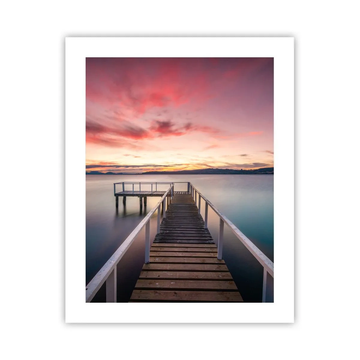 Plagát - Jemný plameň večera - 40x50 cm