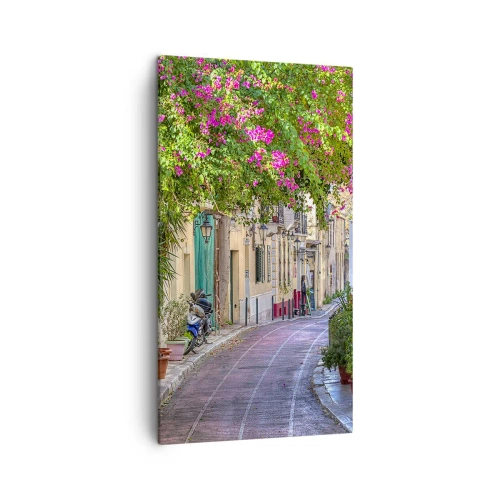 Obraz na plátne - Kvitnúce zákutie - 45x80 cm