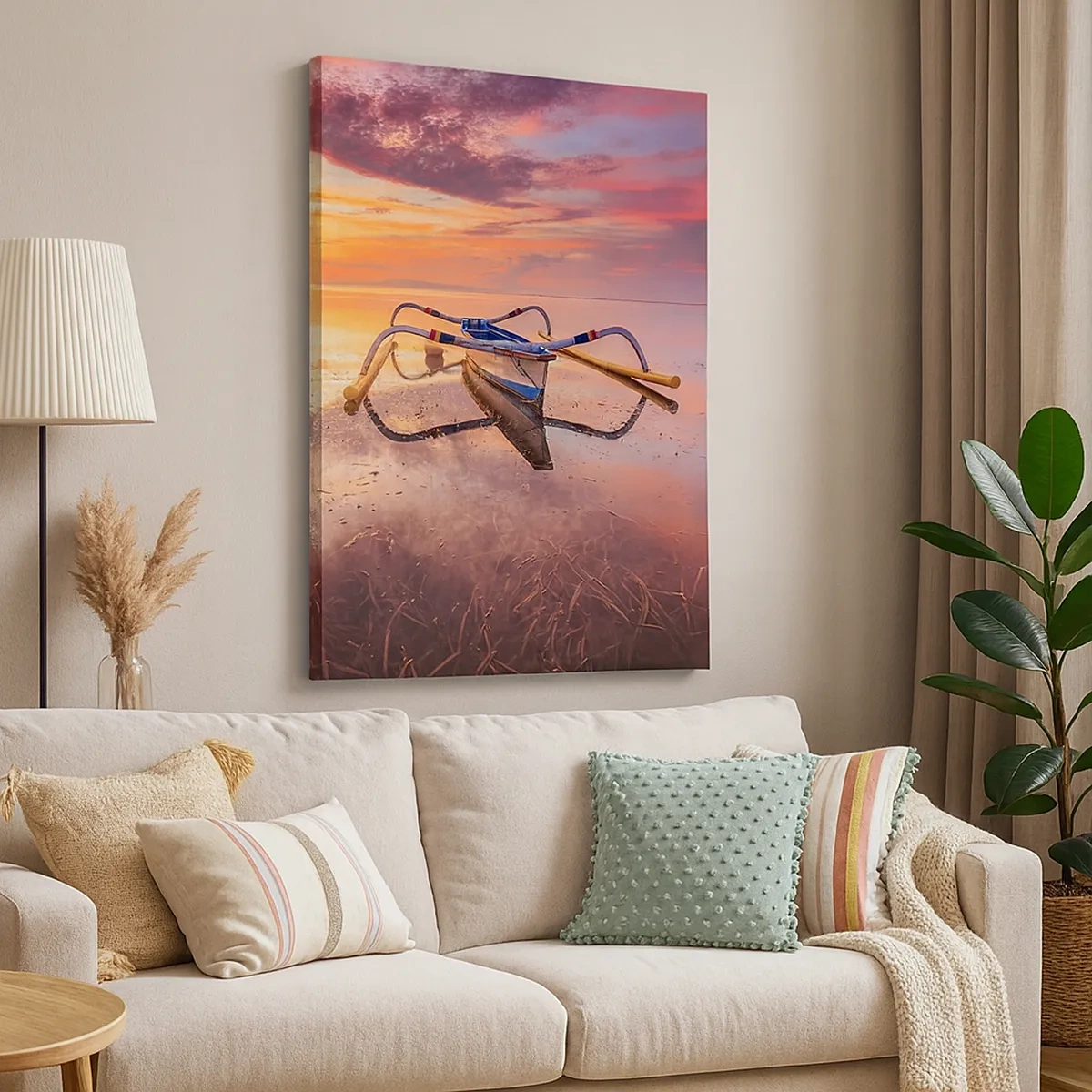 Obraz na plátne - Pokoj tropického večera - 50x70 cm