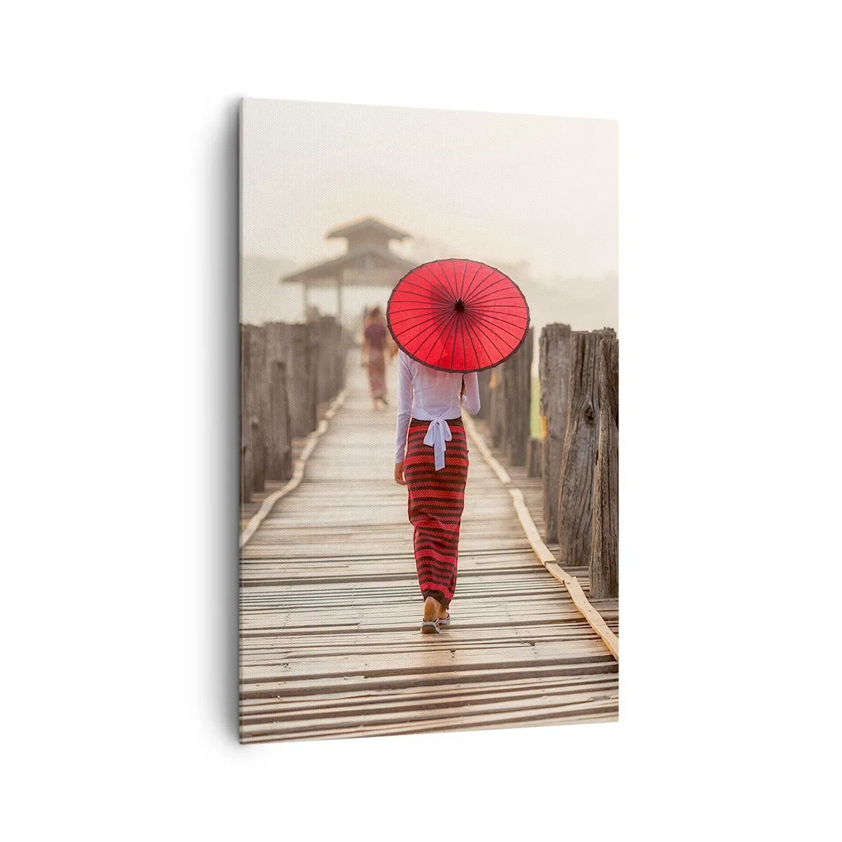 Obraz na plátne - Na starom moste - 80x120 cm