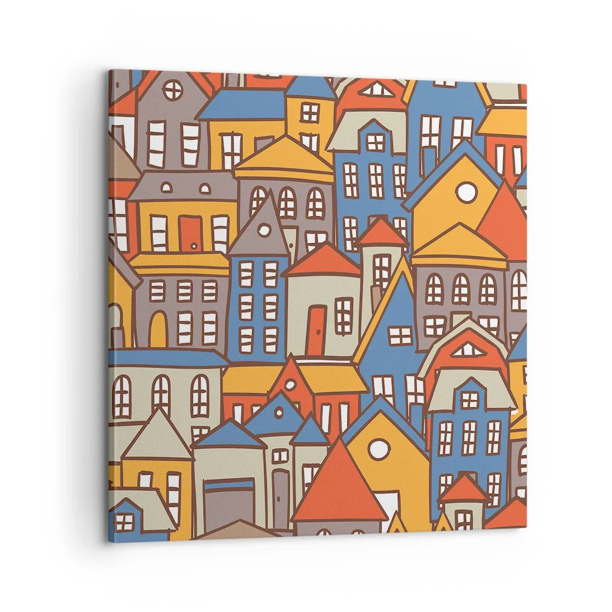 Obraz na plátne - Za domom dom - 60x60 cm