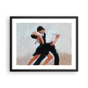 Plagát v čiernom ráme - Tango mojich túžob a snov - 50x40 cm