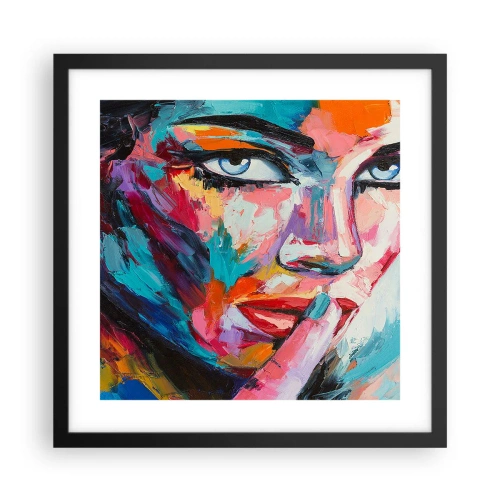 Plagát v čiernom ráme - Naše prvé tajomstvo - 40x40 cm