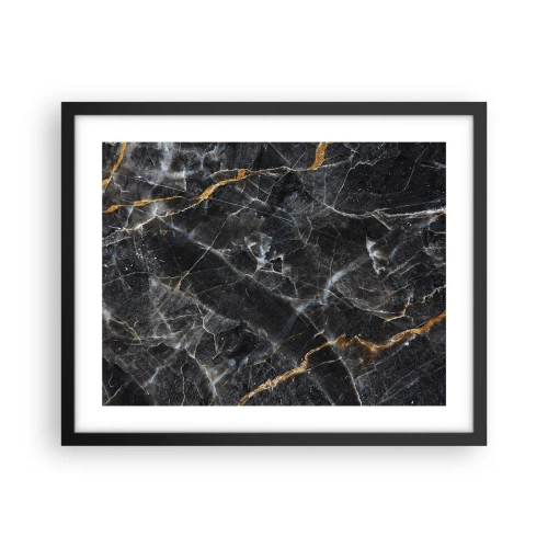 Plagát v čiernom ráme - Vnútorný život kameňa - 50x40 cm
