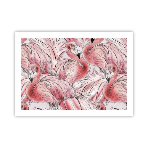 Plagát - Vtáči corps de ballet - 70x50 cm