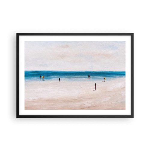 Plagát v čiernom ráme - Prirodzená potreba - 70x50 cm