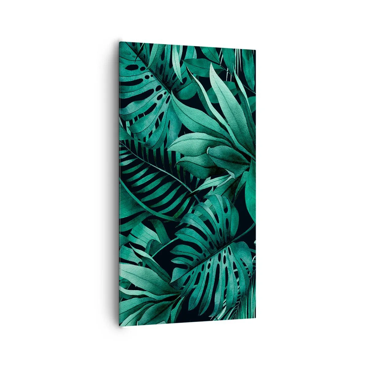 Obraz na plátne - Hĺbka tropickej zelene - 65x120 cm
