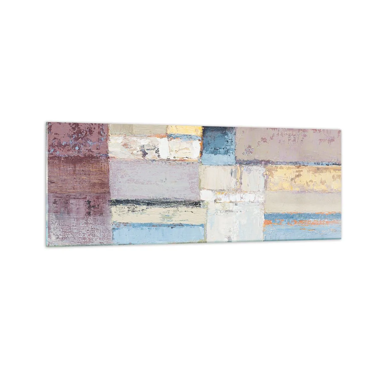 Obraz na skle - Kľud geometrie - 140x50 cm