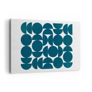 Obraz na plátne - Kruhy a polkruhy - 120x80 cm