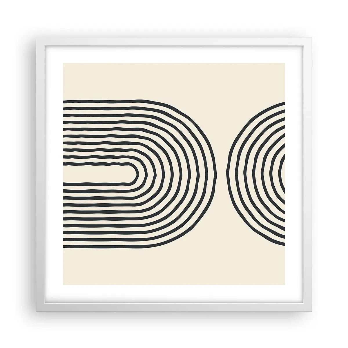 Plagát v bielom ráme - Už čoskoro… - 50x50 cm