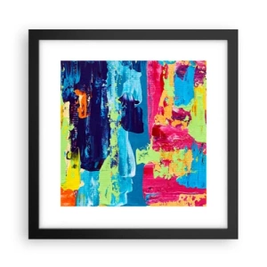 Plagát v čiernom ráme - Život je krásny! - 30x30 cm