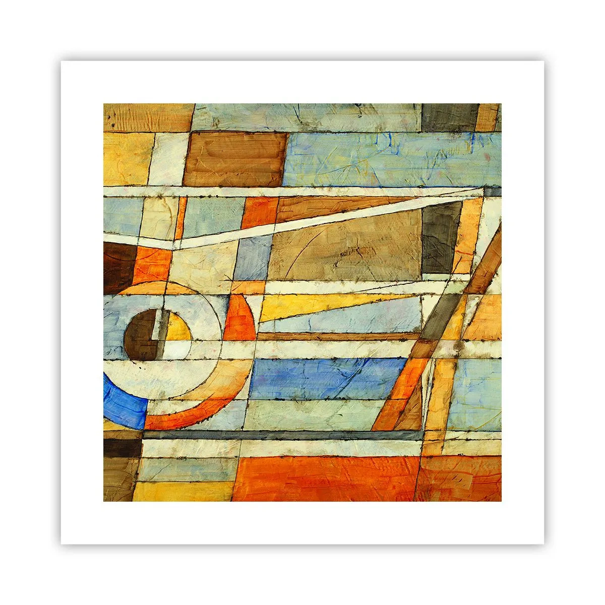 Plagát - Kubizmus na stavbe - 40x40 cm