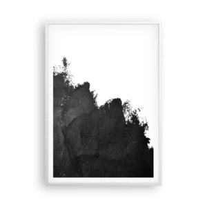 Plagát v bielom ráme - Živly: zem - 70x100 cm