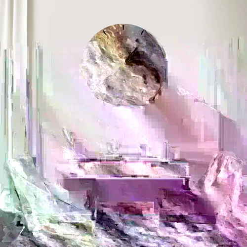 Nástenné hodiny - Hmota a duch - 30x30 cm