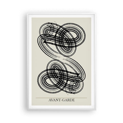 Plagát v bielom ráme - Vyšlo to spontánne - 70x100 cm