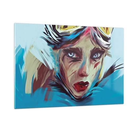 Obraz na skle - Silničná bojovníčka - 120x80 cm