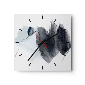 Nástenné hodiny - Intenzita a pohyb - 30x30 cm