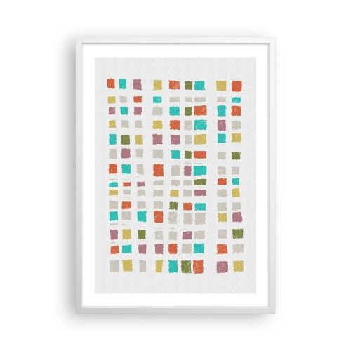 Plagát v bielom ráme - Neznáma hra - 50x70 cm