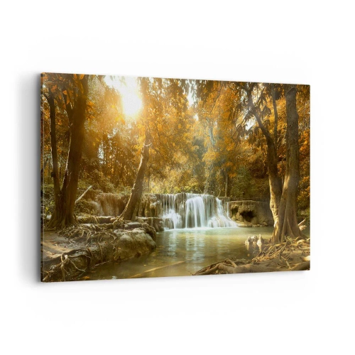 Obraz na plátne - Parkový vodopád - 120x80 cm