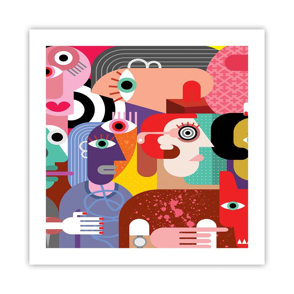 Plagát - My od pána Picassa - 50x50 cm