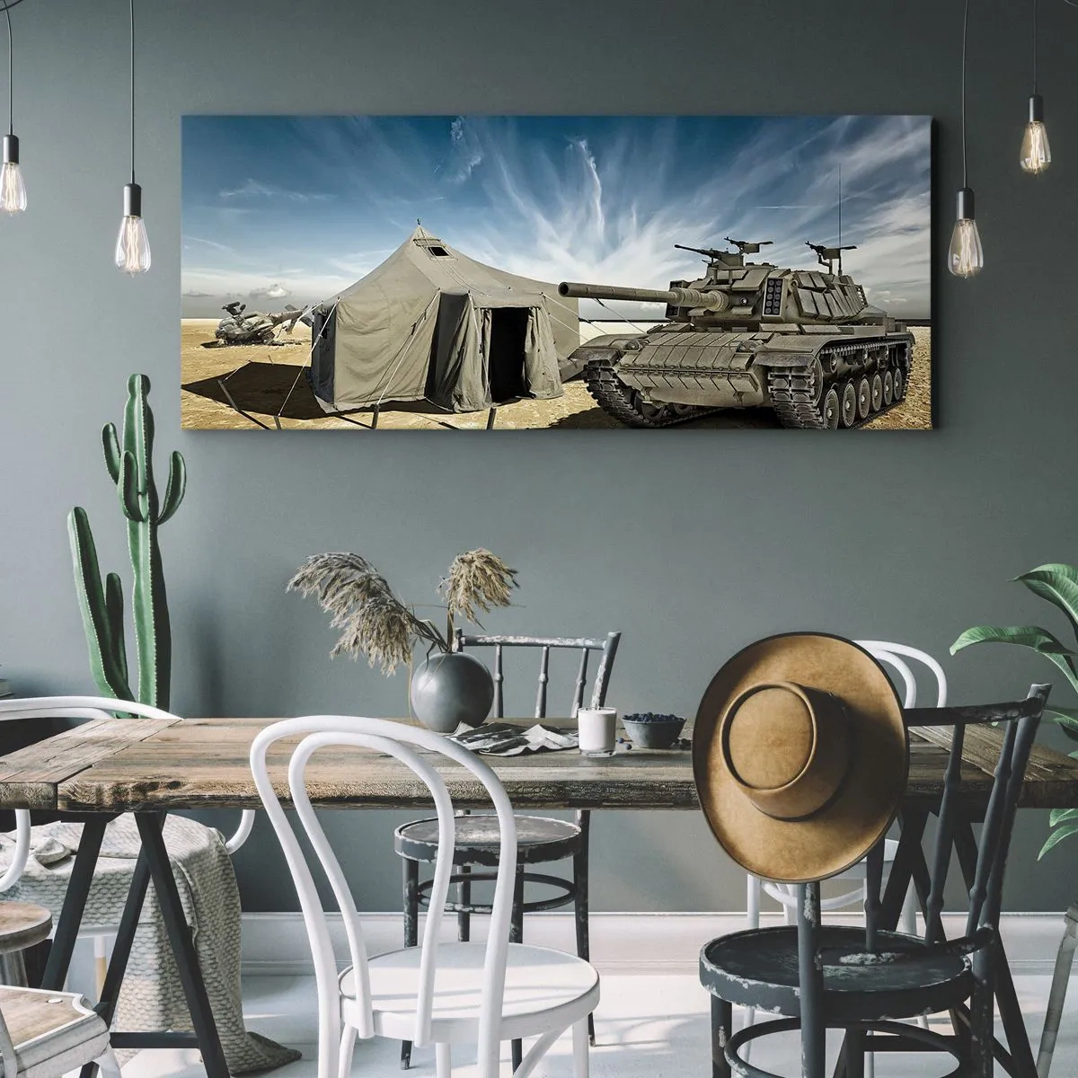 Obraz na plátne - Militantný sen - 160x50 cm