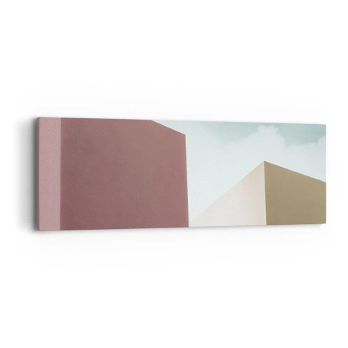 Obraz na plátne - Geometria slnečného leta - 90x30 cm