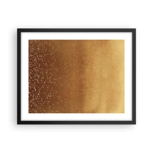 Plagát v čiernom ráme - Zrodenie svetla - 50x40 cm