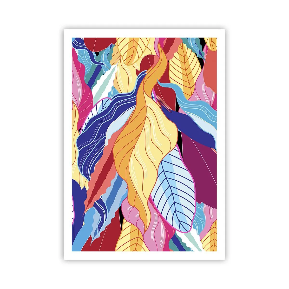 Plagát - Farebný neporiadok - 70x100 cm