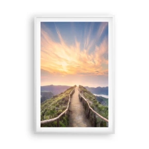 Plagát v bielom ráme - Blízko neba - 61x91 cm