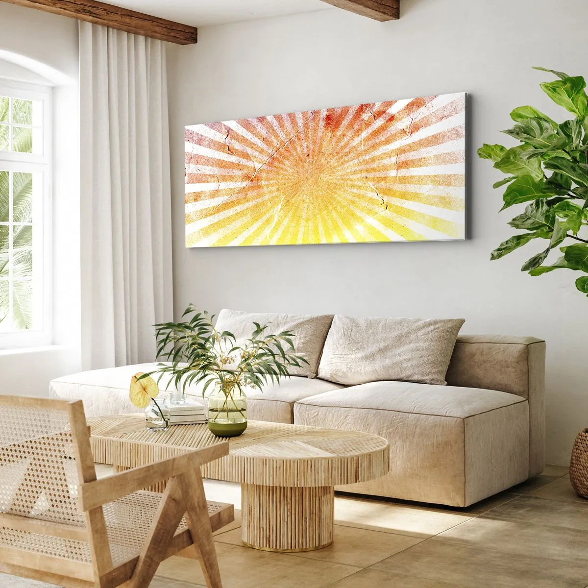 Obraz na plátne - Východy a západy - 100x40 cm