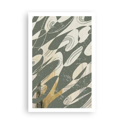 Plagát - Rytmizovaná abstrakcia - 61x91 cm