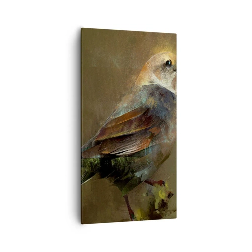 Obraz na plátne - Vrabček, maličký vtáčik - 55x100 cm