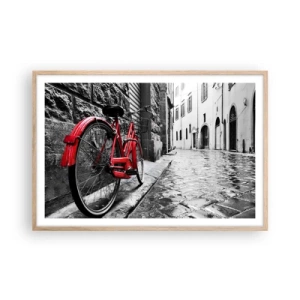 Plagát v ráme zo svetlého duba - Skutočná krása nestarne - 91x61 cm