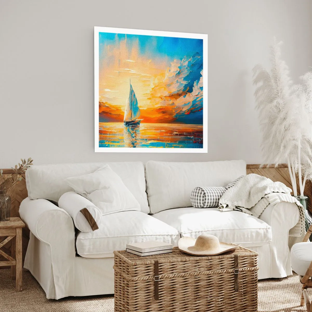 Plagát - Plavba v zlate - 60x60 cm
