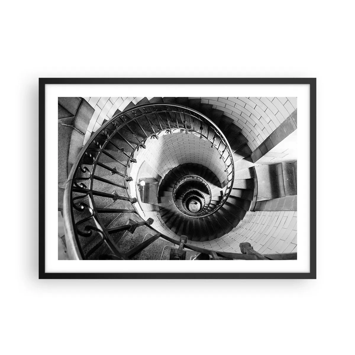 Plagát v čiernom ráme - Len vyššie a vyššie - 70x50 cm