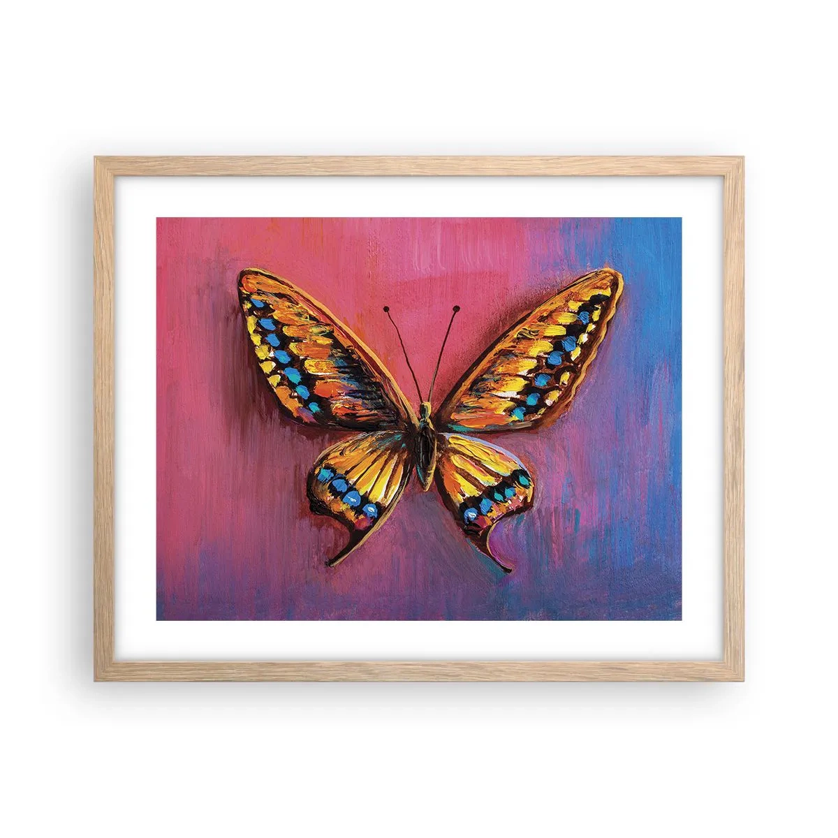 Plagát v ráme zo svetlého duba - Klenot prírody - 50x40 cm