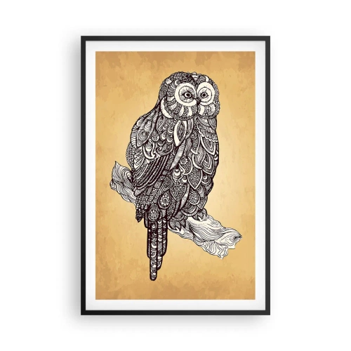 Plagát v čiernom ráme - Majstrovské ornamenty múdrosti - 61x91 cm