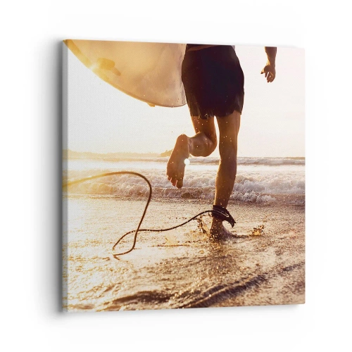 Obraz na plátne - V ústrety vlne - 30x30 cm