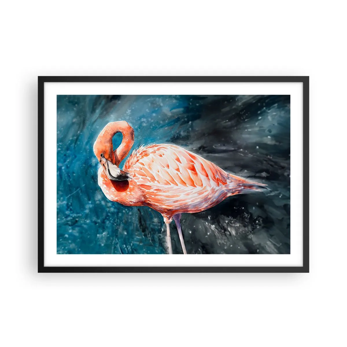 Plagát v čiernom ráme - Dekoratívne od prírody - 70x50 cm