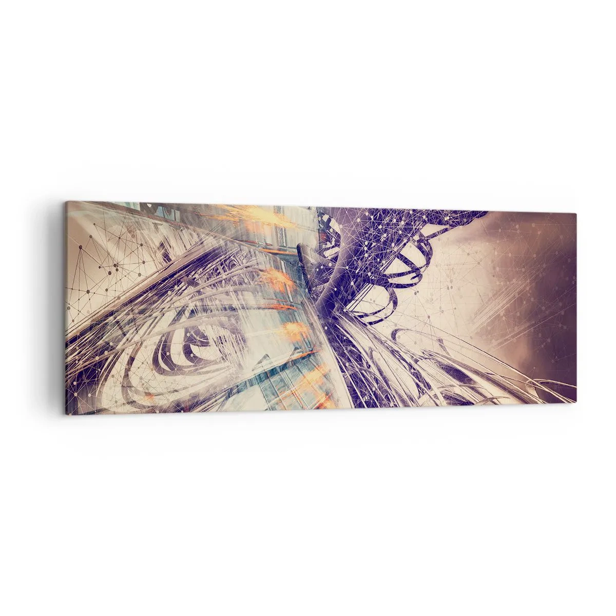 Obraz na plátne - Vo veľkom zhone - 140x50 cm