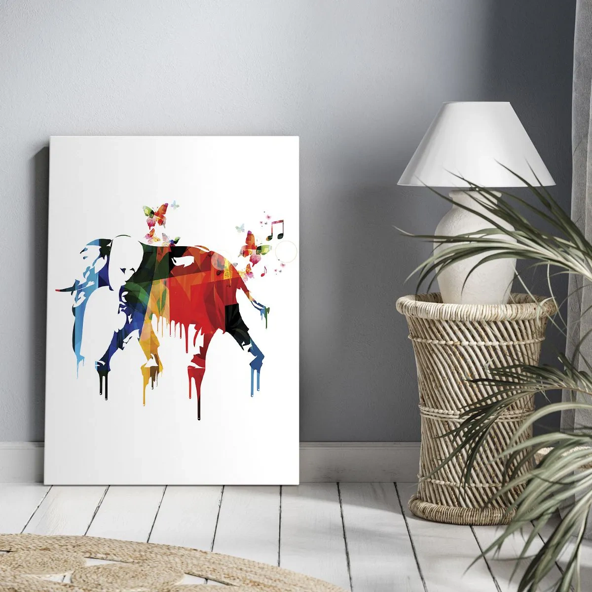 Obraz na plátne - Tancovať môže každý - 55x100 cm