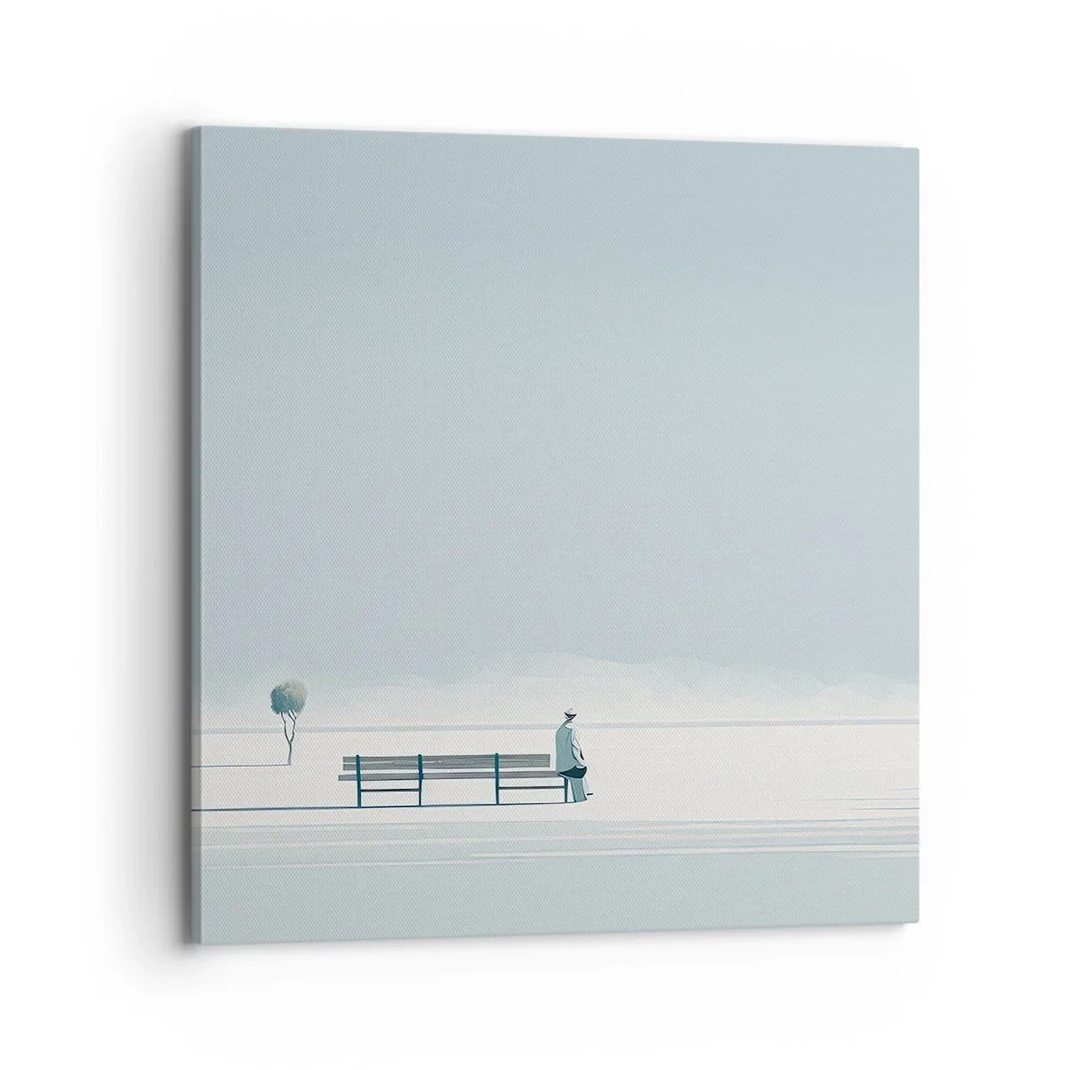 Obraz na plátne - Áno, čakám. - 70x70 cm