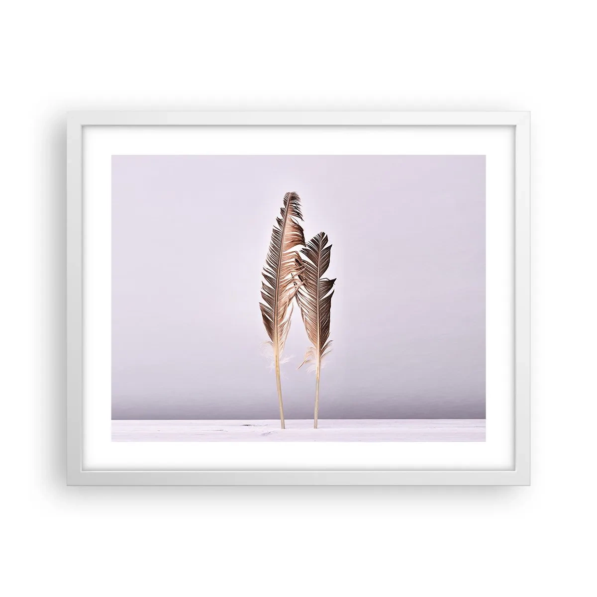 Plagát v bielom ráme - Proti ničote - 50x40 cm