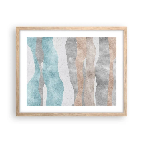 Plagát v ráme zo svetlého duba - Štúdia blízkosti - 50x40 cm