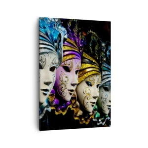 Obraz na plátne - Tajomstvo v zlatej a v striebornej - 50x70 cm